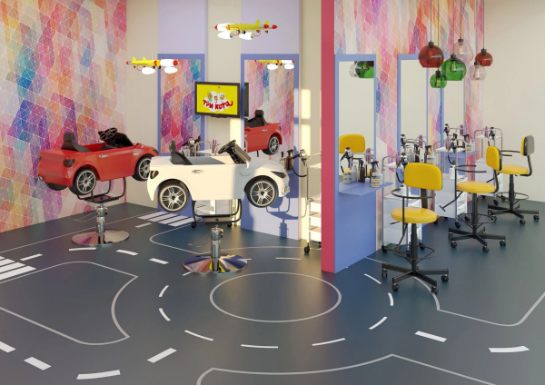 Проект оформления детской парикмахерской