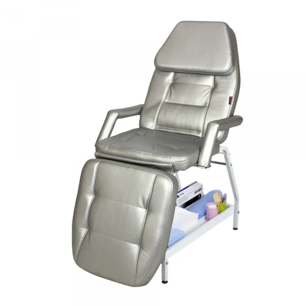 Косметологическая кушетка РЕЛАКС Серебро